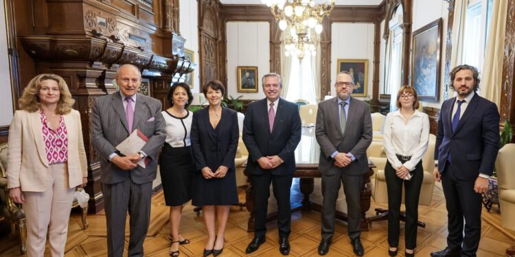 El presidente se reunió con la CEO del grupo minero francés Eramet