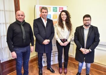 Uñac se reunió con la presidenta del Consejo Nacional de Coordinación de Políticas Sociales