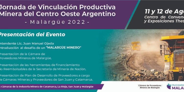 Se desarrolla en Malargüe las Jornadas de Vinculación Productiva Minera del Centro Oeste Argentino
