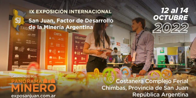“San Juan Tierra Minera” y la expo de Panorama Minero unen fuerzas del  12 al 14 de octubre